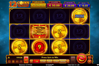12 Coins Slot Game Screenshot Image