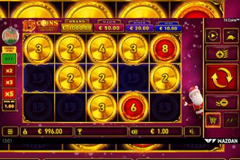 15 Coins Xmas Slot Game Screenshot Image