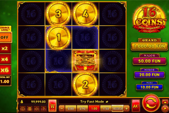 16 Coins Slot Game Screenshot Image