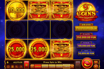 9 Coins: 1000 Edition Slot Game Screenshot Image