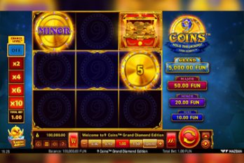 9 Coins Grand Diamond: Easter Edition Slot Game Screenshot Image