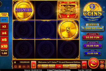 9 Coins: Grand Diamond Edition Slot Game Screenshot Image