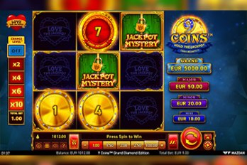 9 Coins: Grand Diamond - Love the Jackpot Slot Game Screenshot Image