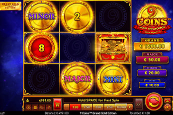 9 Coins Grand Gold Edition Slot Game Screenshot Image
