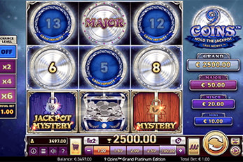 9 Coins: Grand Platinum Edition Slot Game Screenshot Image