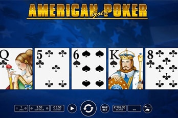 American Poker Gold Video Poker Game Screenshot Image