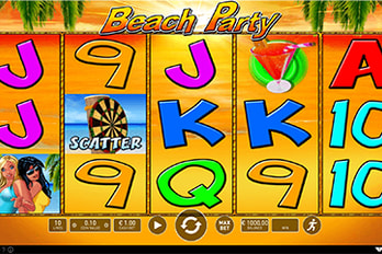 Beach Party Slot Game Screenshot Image