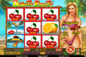 Beauty Fruity Slot Game Screenshot Image