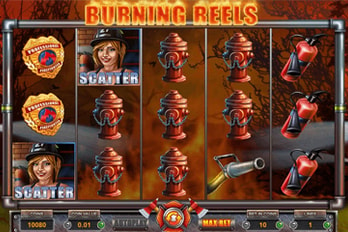 Burning Reels Slot Game Screenshot Image