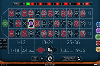 Casino Roulette Table Game Screenshot Image