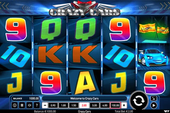 Crazy Cars Slot Game Screenshot Image