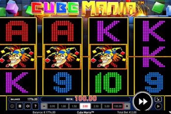 Cube Mania Deluxe Slot game Screenshot Image