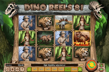 Dino Reels 81 Slot Game Screenshot Image