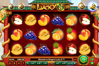 Dragons Lucky 8 Slot Game Screenshot Image