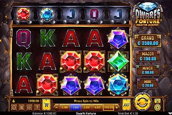 Wazdan Dwarfs Fortune Slot Game Screenshot Image