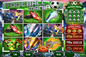 Football Mania Deluxe Slot Game Screenshot Image