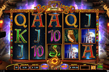 Great Book of Magic Deluxe Slot Game Screenshot Image