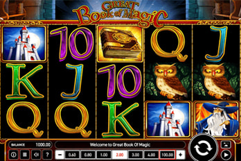 Great Book of Magic Slot Game Screenshot Image