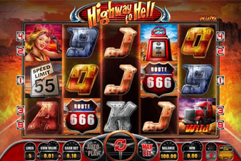 Highway to Hell Deluxe Slot Game Screenshot Image