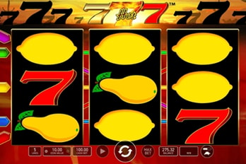 Hot 777 Deluxe Slot Game Screenshot Image