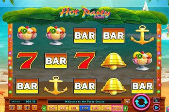 Hot Party Deluxe Slot Game Screenshot Image
