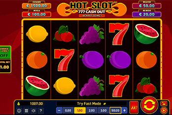 Hot Slot: 777 Cash Out Extremely Light Slot Game Screenshot Image