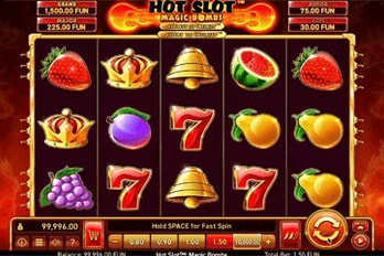 Hot Slot Magic Bombs Slot Game Screenshot Image