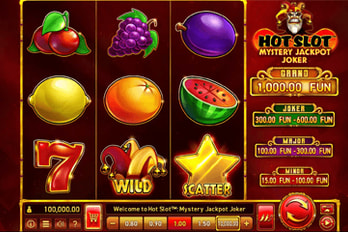 Hot Slot Mystery Jackpot Joker Slot Game Screenshot Image