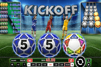 KickOff Slot Game Screenshot Image