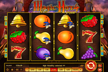 Magic Hot 4 Deluxe Slot Game Screenshot Image