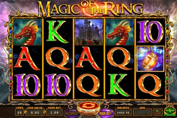 Magic of the Ring Deluxe Slot Game Screenshot Image