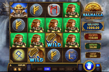 Power Of Gods: Valhalla Slot Game Screenshot Image