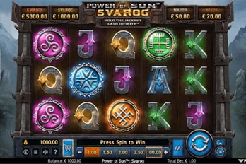 Power of Sun: Svarog Slot Game Screenshot Image