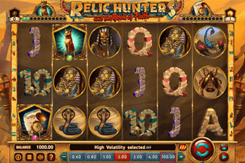 Relic Hunters and the Book of Faith Slot Game Screenshot Image