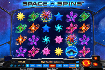 Space Spins Slot Game Screenshot image