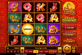 Sun of Fortune Slot Game Screenshot Image