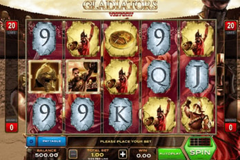 Gladiators Victory Slot Game Screenshot Image