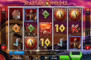 Spartan Heroes Slot Game Screenshot Image