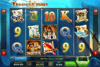 Treasure Hunt Slot Game Screenshot Image
