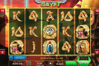 Wonders Of Egypt Slot Game Screenshot Image