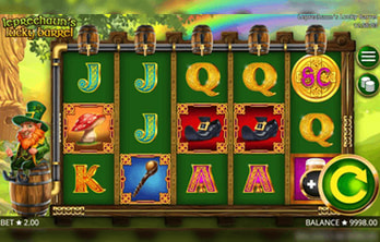 Leprechaun's Lucky Barrel Slot Game Screenshot Game Leprechaun's Lucky Barrel Slot Game Screenshot Game