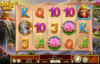 Quest To The West Slot Game Screenshot Quest To The West Slot Game Screenshot Image