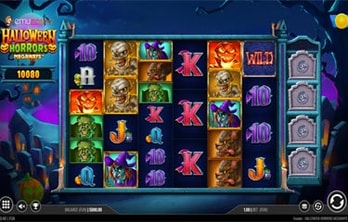 EmuCasino Halloween Horrors Megaways Slot Game Screenshot EmuCasino Halloween Horrors Megaways Slot Game Screenshot Image