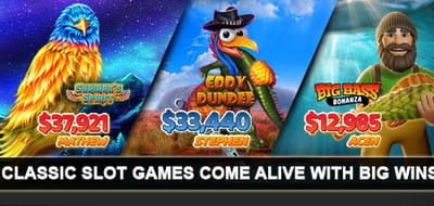 Thumbnail - All the Classic Slot Games Come Alive With Big Wins in 2021