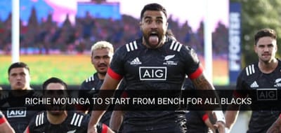Thumbnail - Richie Mo'unga To Start From Bench For All Blacks
